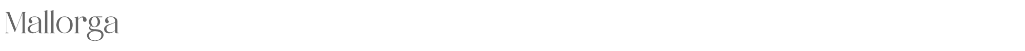 Sample characters Mallorga Font